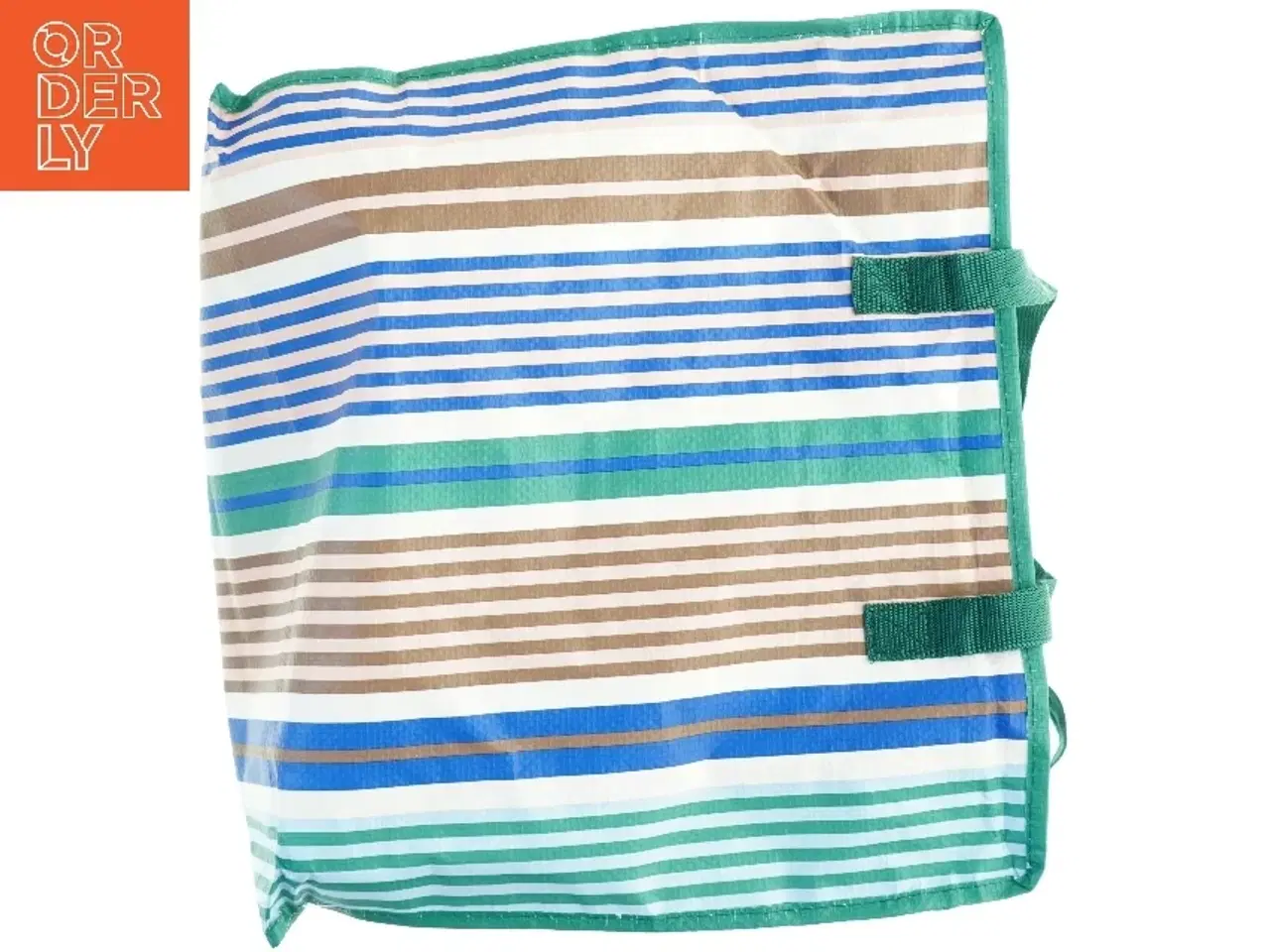 Billede 3 - Strandtaske med striber (str. 34 x 23 x 38 cm)