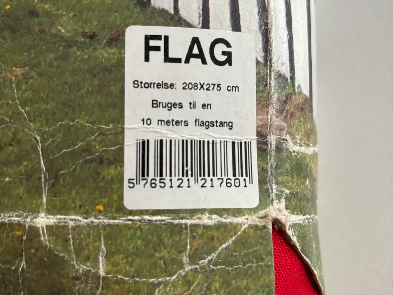 Billede 2 - Dannebrogsflag aldrig brugt. 10 meters flagstang. 