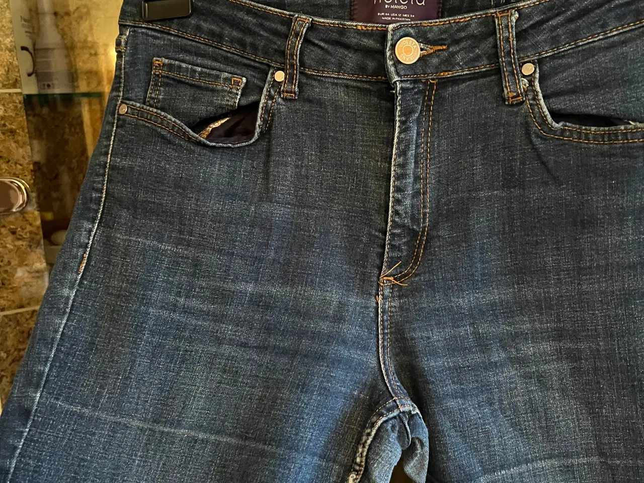 Billede 5 - Smarte blå jeans fra violeta by mango str 44