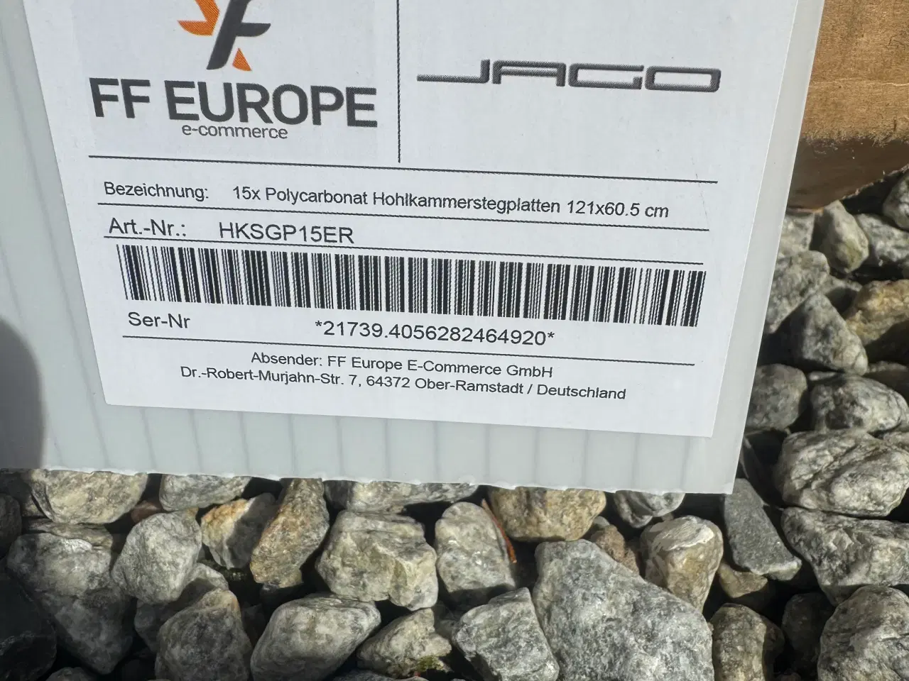 Billede 2 - Polycarbonat plader til drivhus 9stk