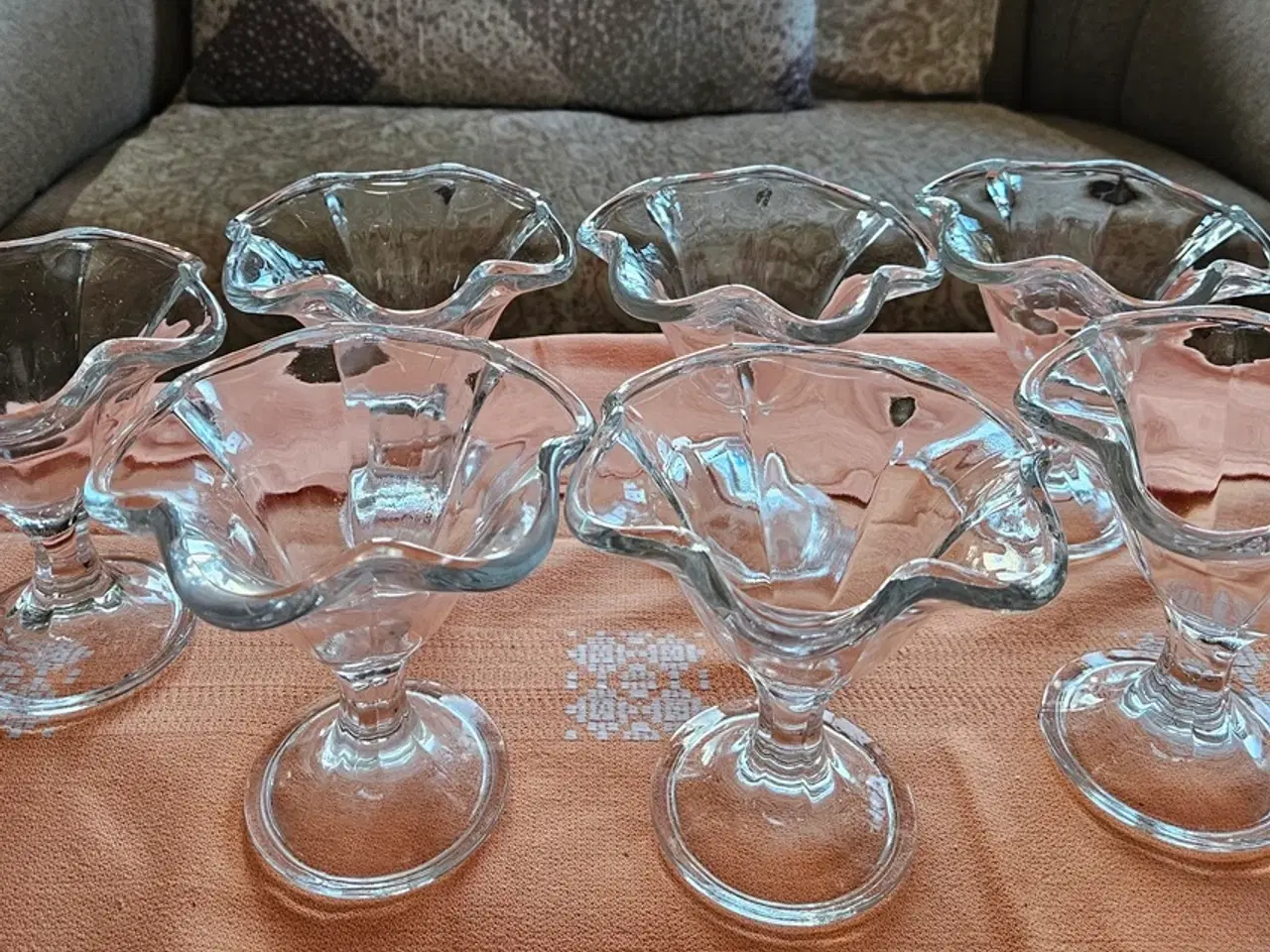 Billede 1 - Dessertglas / rejecocktail glas, 7 stk