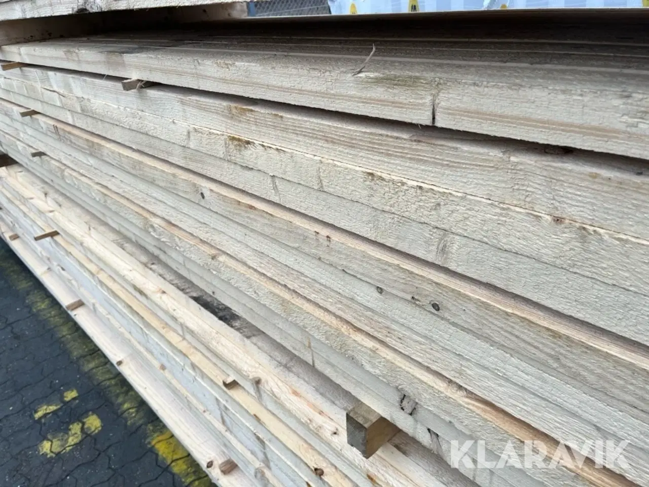 Billede 9 - Tømmer Lægter 45x75 RU 3 paller (390styk)