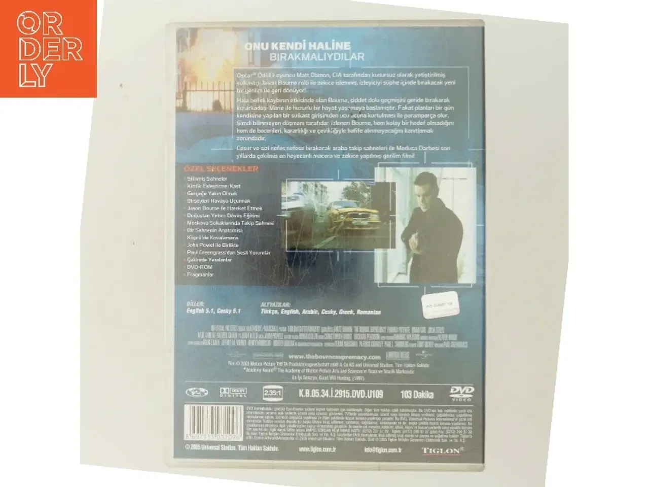 Billede 3 - The Bourne Supremacy med Matt Damon (DVD)