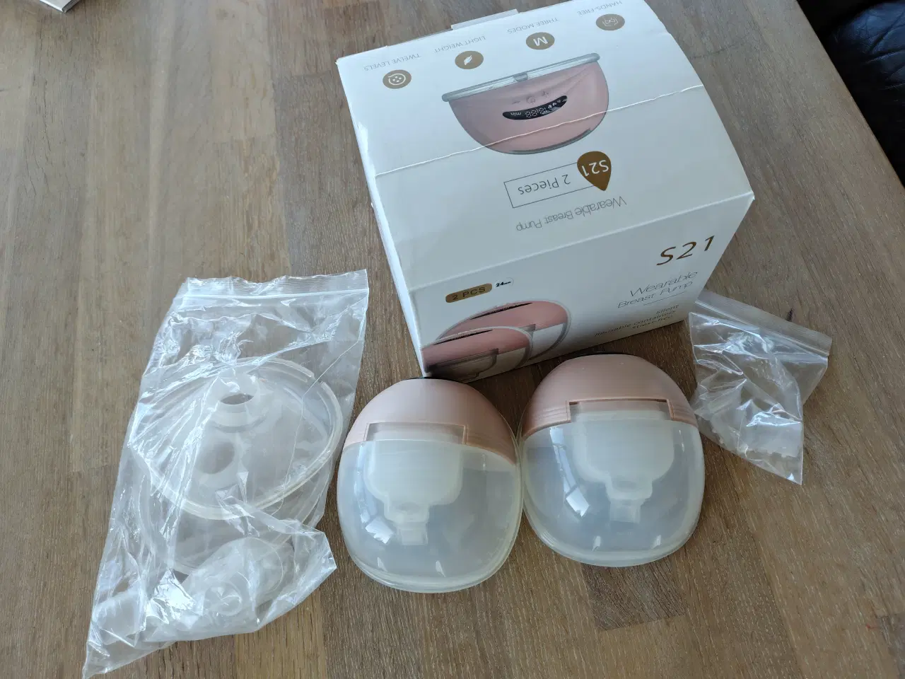 Billede 1 - Trådløs brystpumpe med mange indsatser 