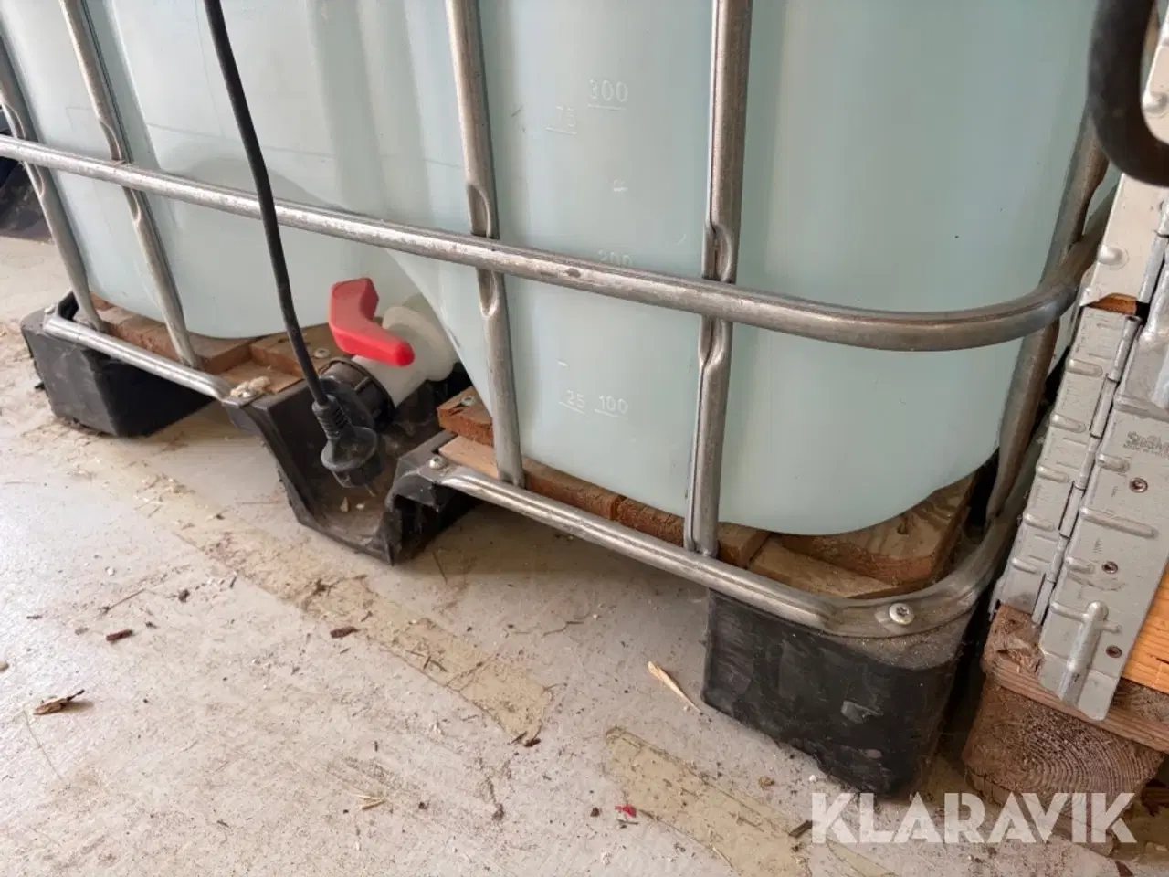 Billede 2 - AdBlue-tank IBC - 1000 L med elektrisk pumpe