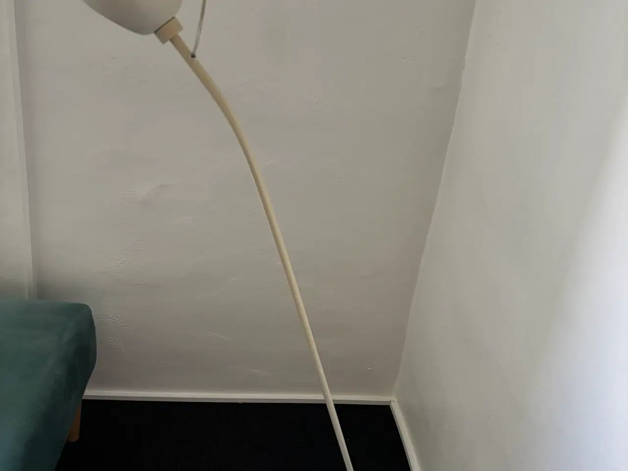 Billede 1 - Klassisk standerlampe Ball, mathvid