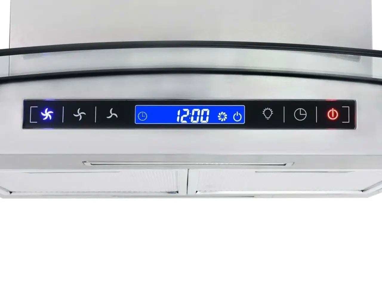 Billede 6 - Ø-emhætte 90 cm LCD-display touchsensor 756 m³/t. LED
