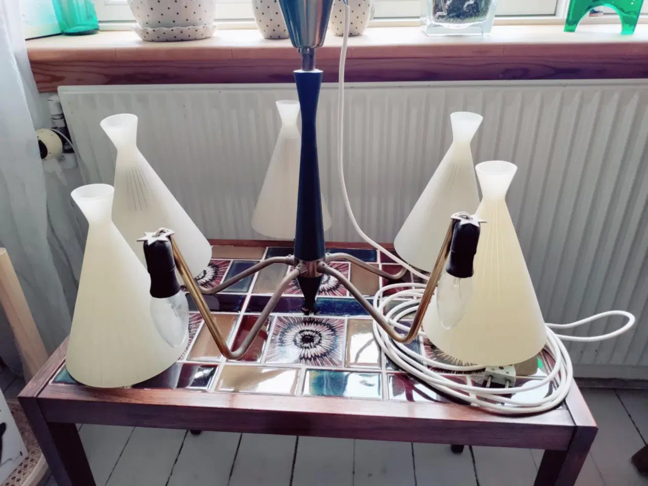 Billede 7 - super flot gamle lysekrone vildt retro 
