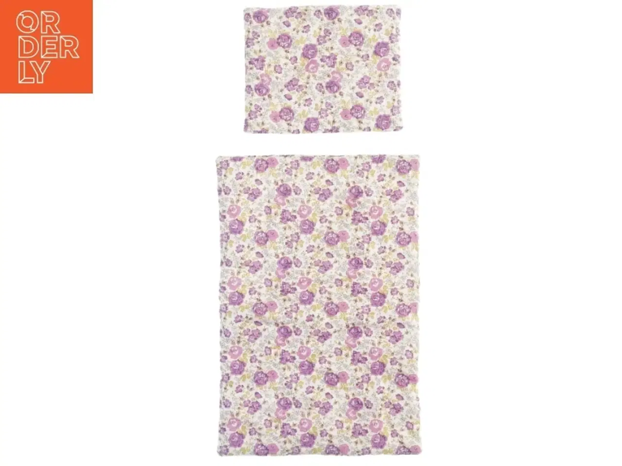 Billede 2 - Liberty dukkedyne og pude (str. 43 x. 30 cm. 23 x. 19 cm)