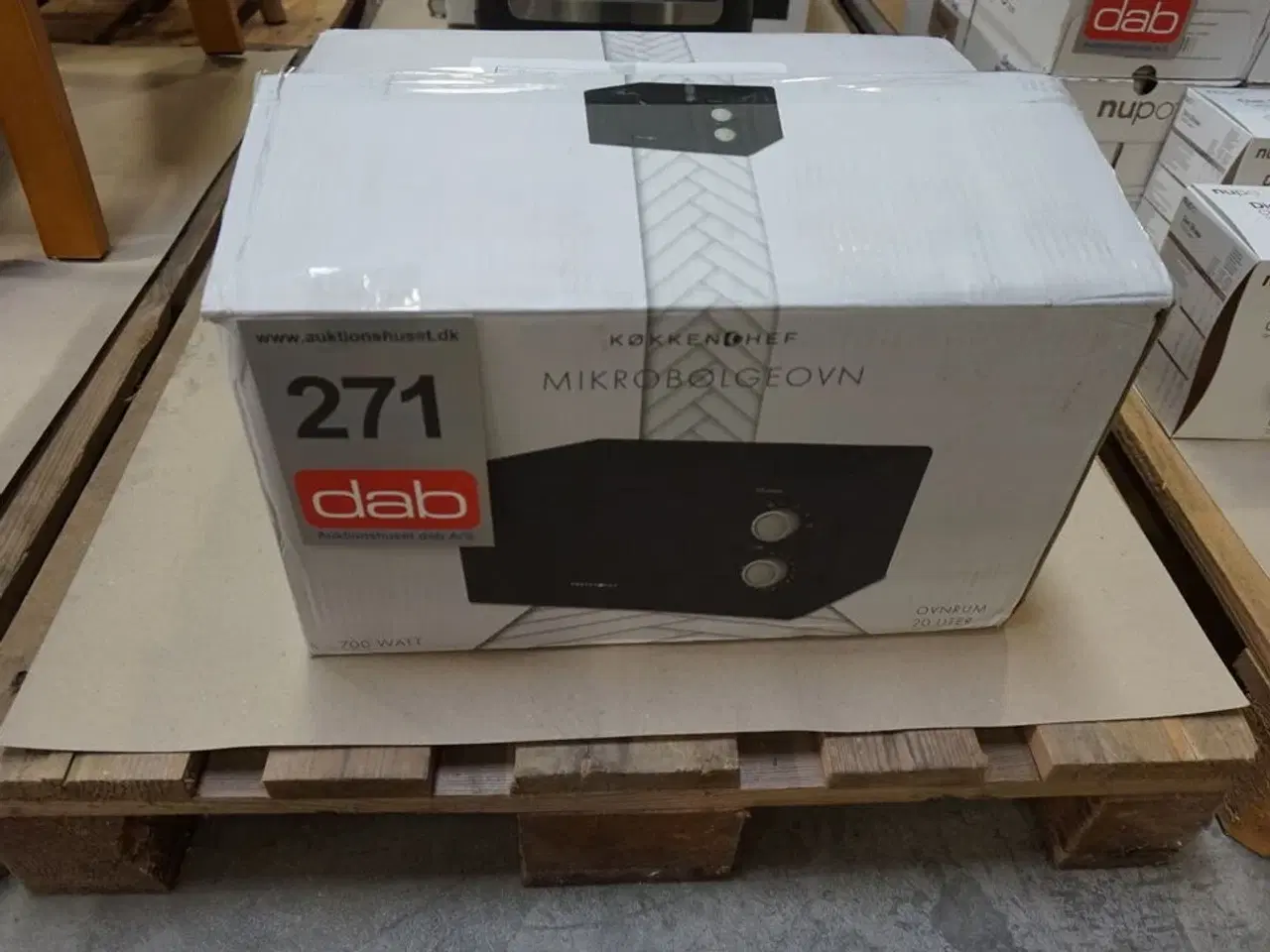 Billede 2 - Køkkenchef mikrobølgeovn 700w 20L. Sort