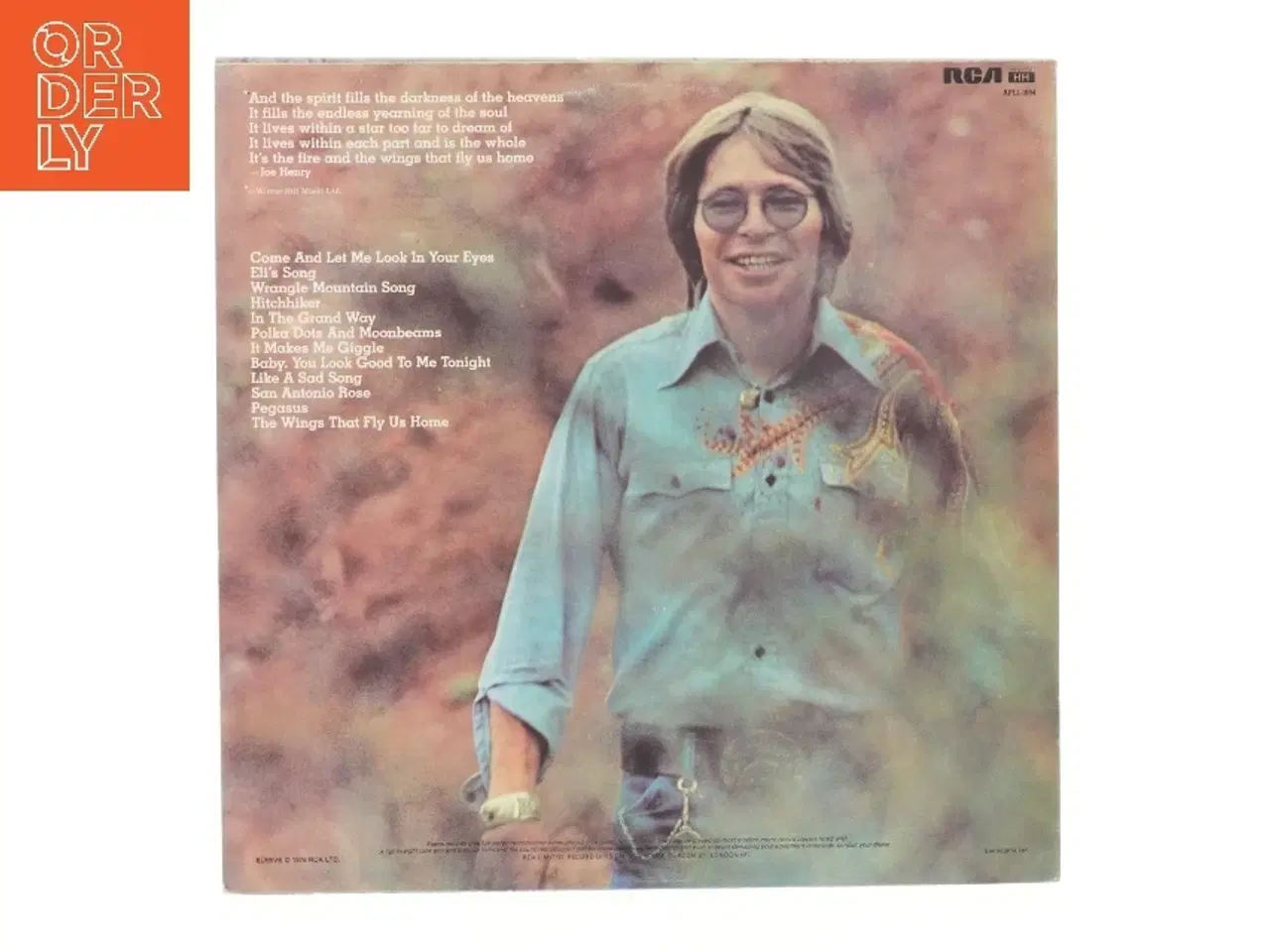 Billede 2 - John Denver - Spirit LP fra RCA