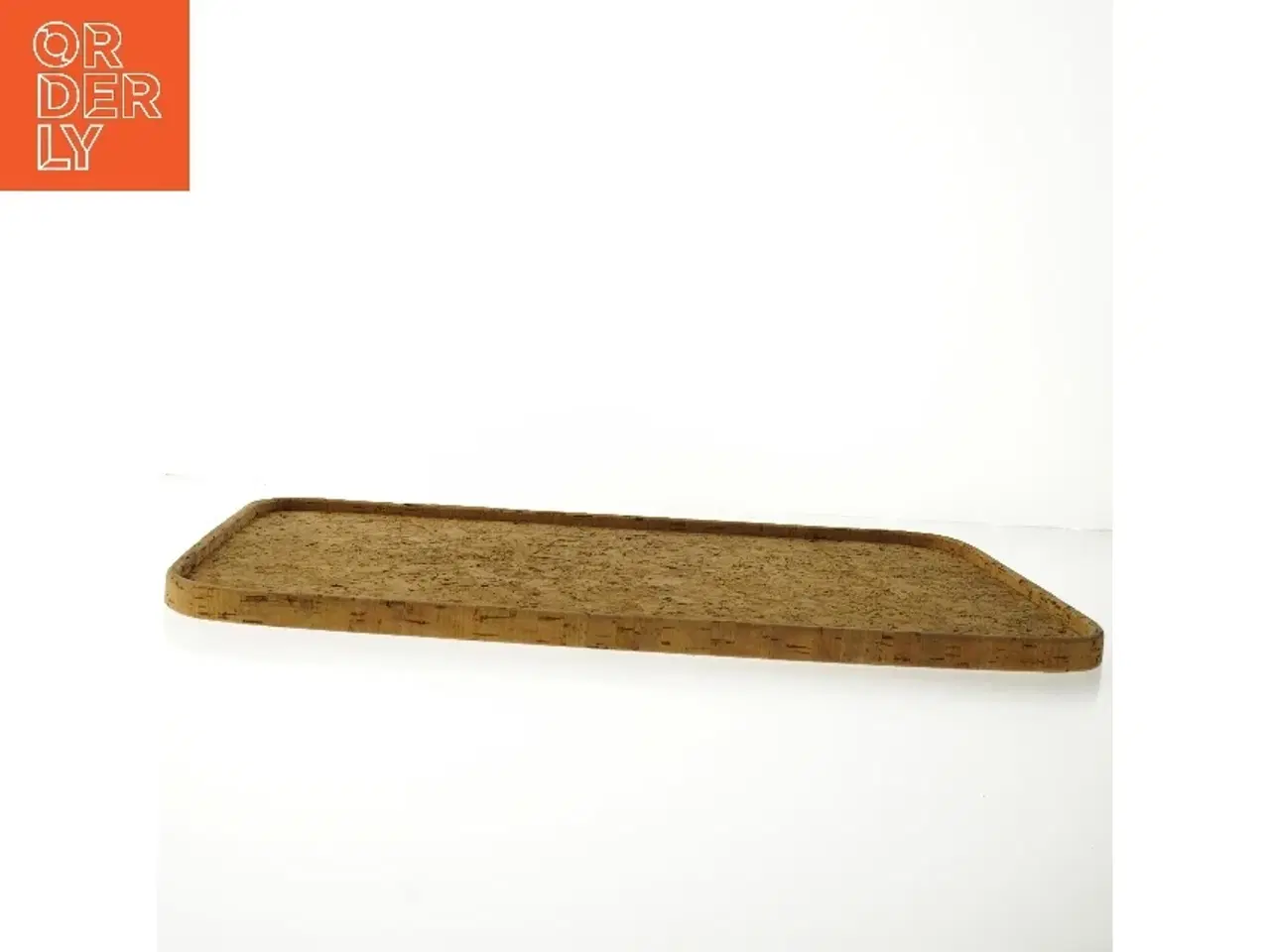 Billede 2 - Rektangulær bakke af kork (str. 45x31 cm)