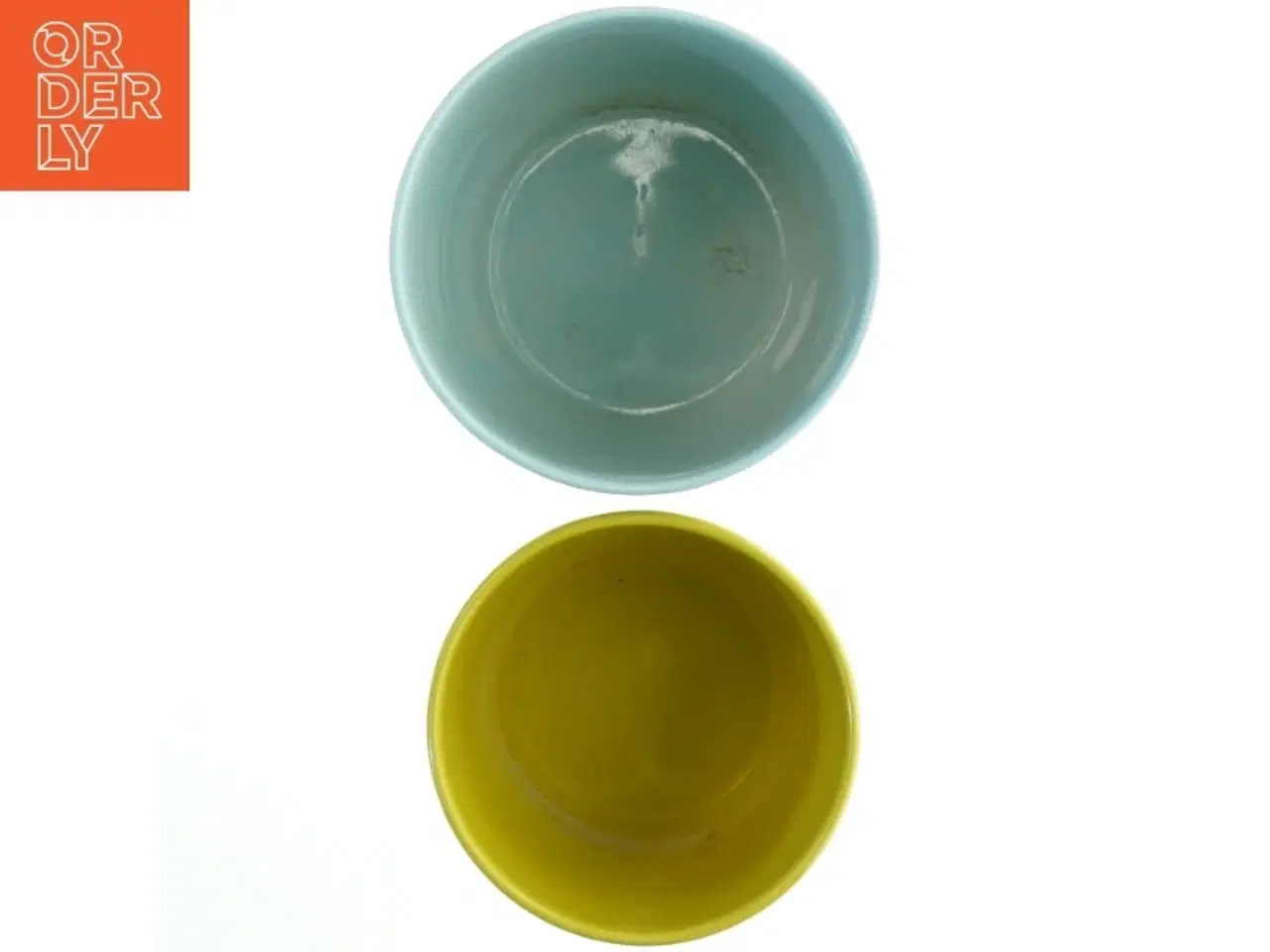 Billede 2 - To keramikpotter (str. 16x17,5 og 13,5x16 cm)