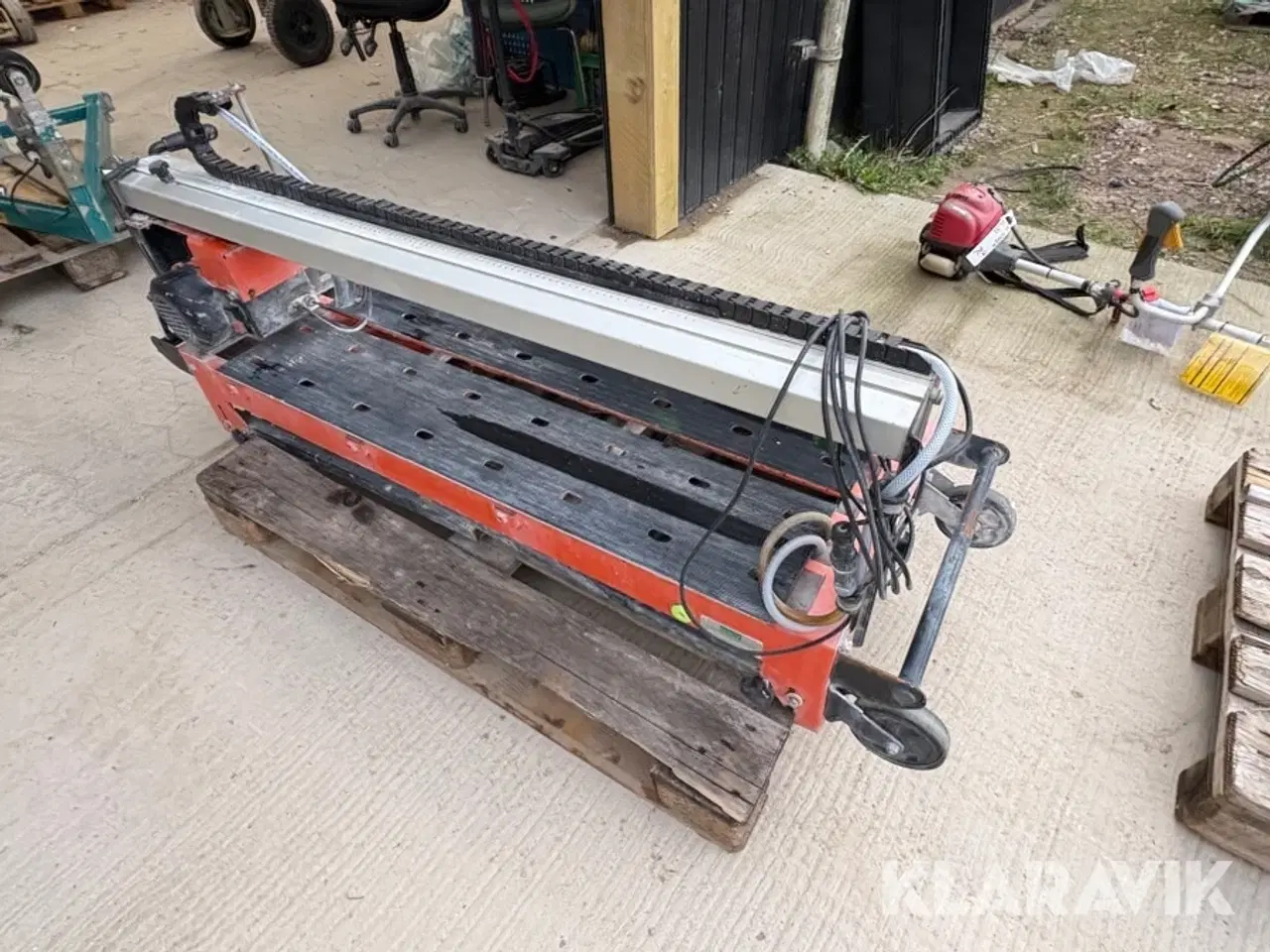 Billede 4 - Fliseskærer på bord Gölz TS250