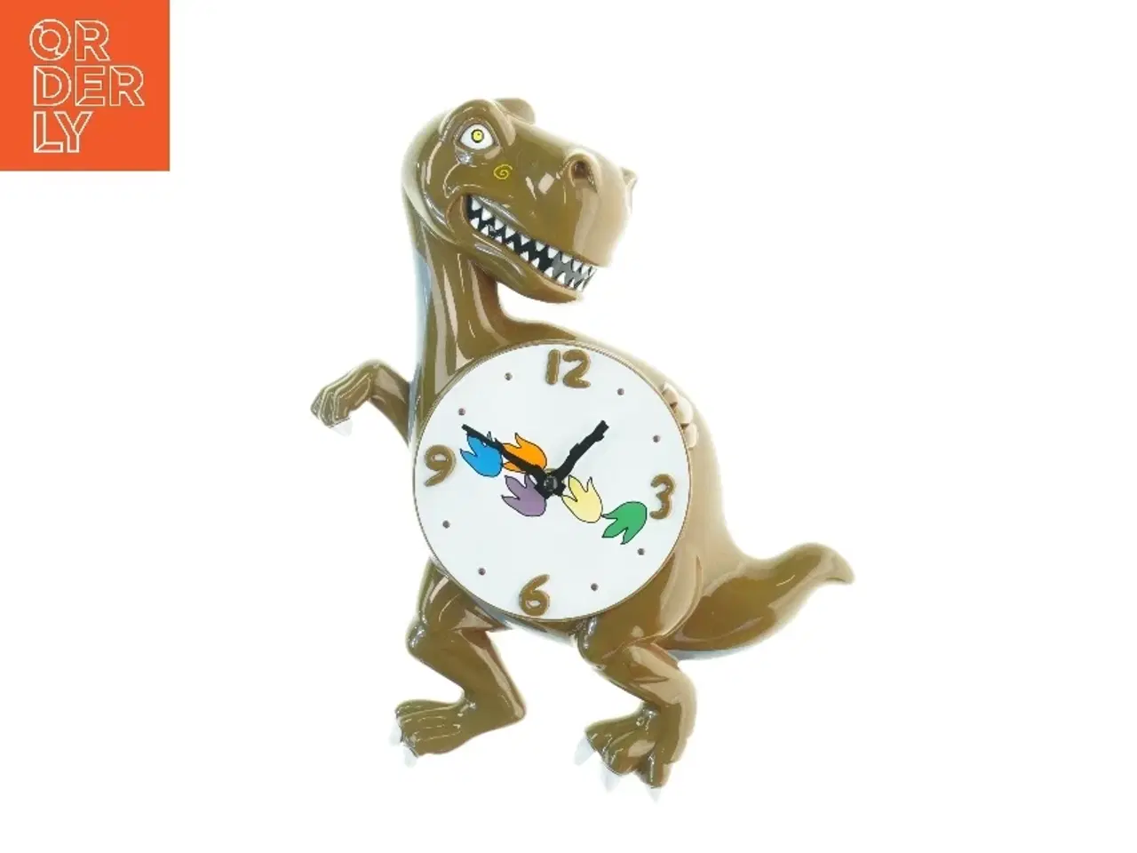 Billede 1 - Børnevægur i dinosaurform (str. H. 35 cm)