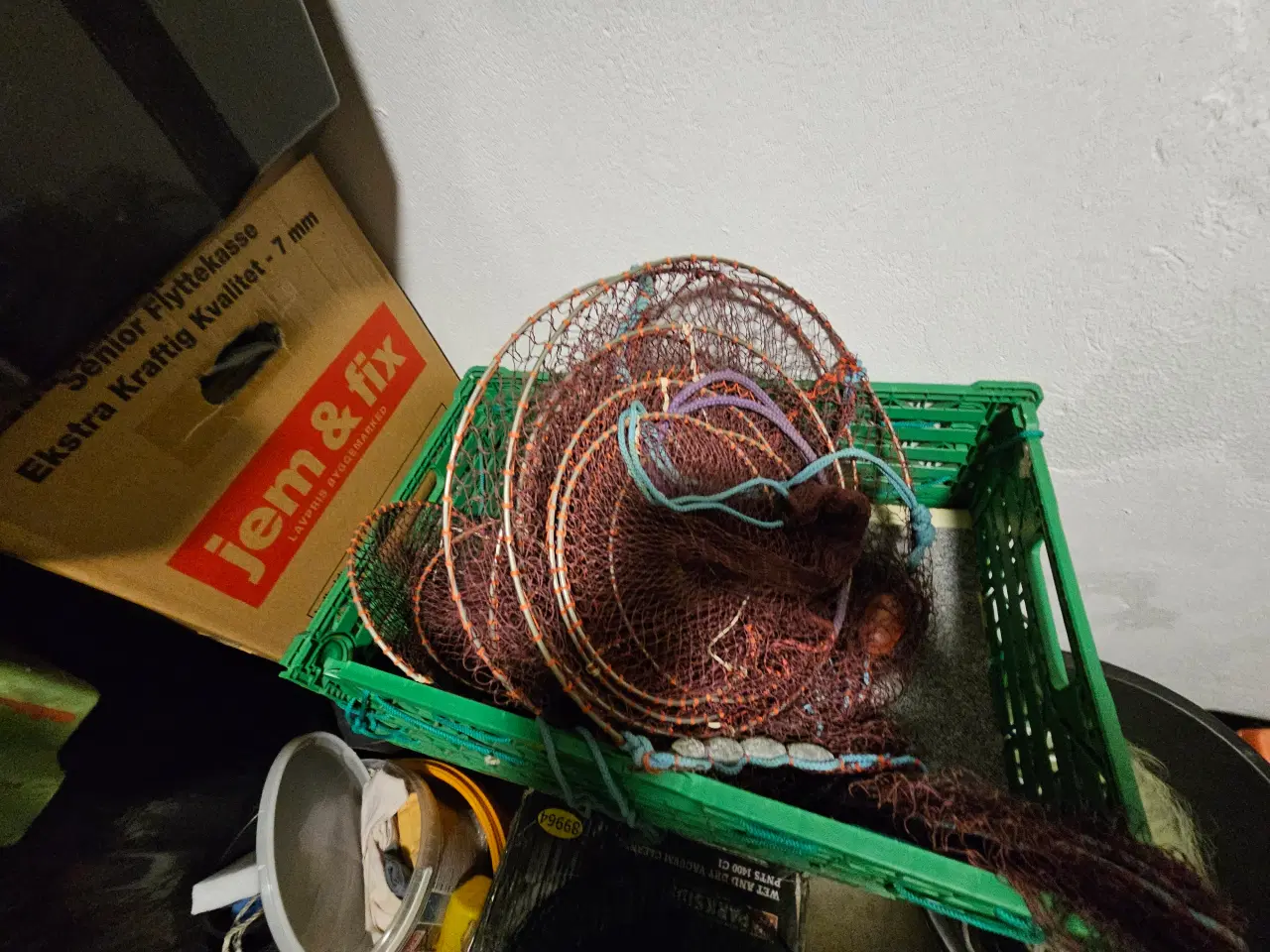 Billede 5 - Rødspættegarn og en ruse