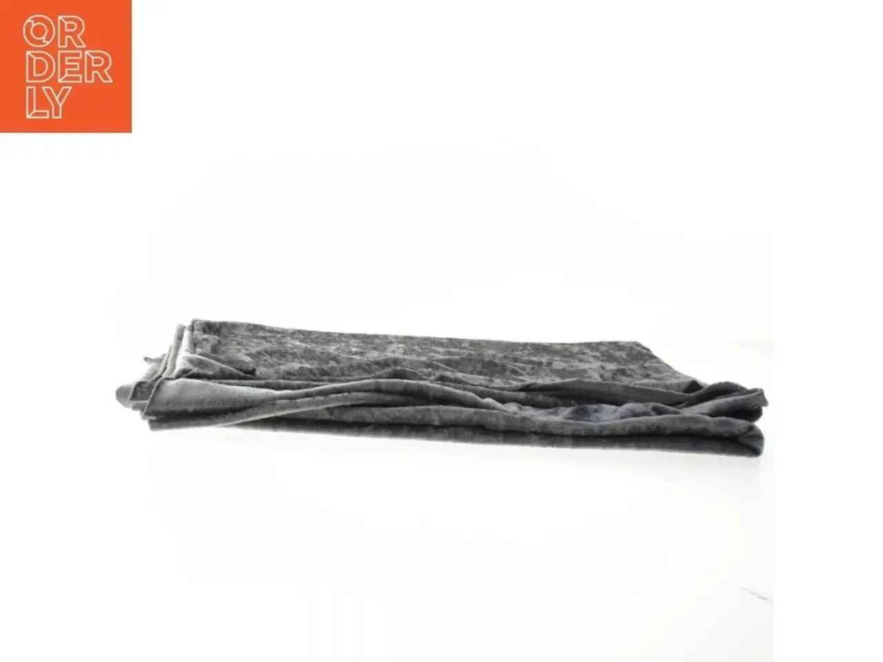 Billede 3 - Grå velour dug (str. 156x110 cm)