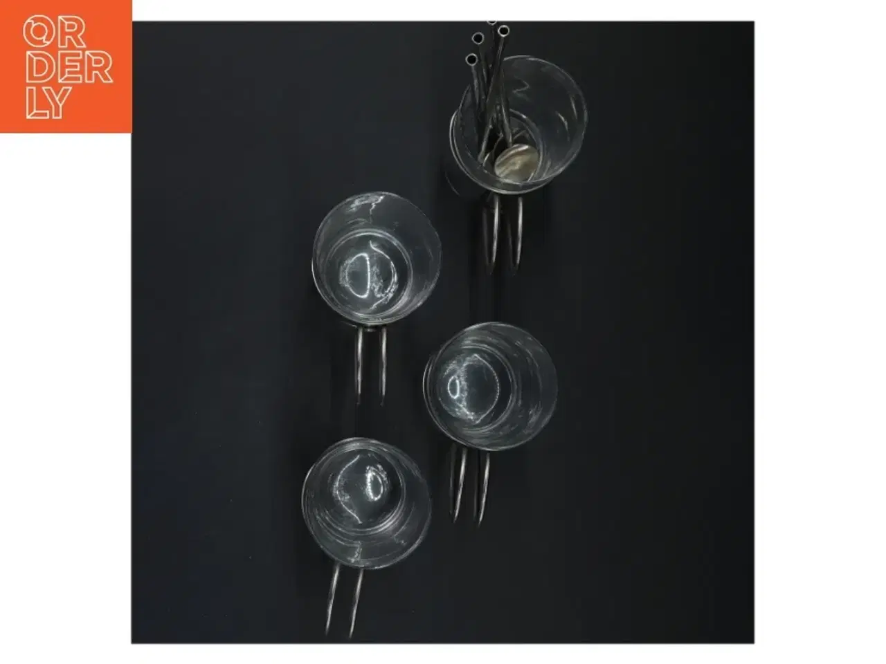 Billede 2 - Glas med metalhåndtag (str. 13,5x6 cm)