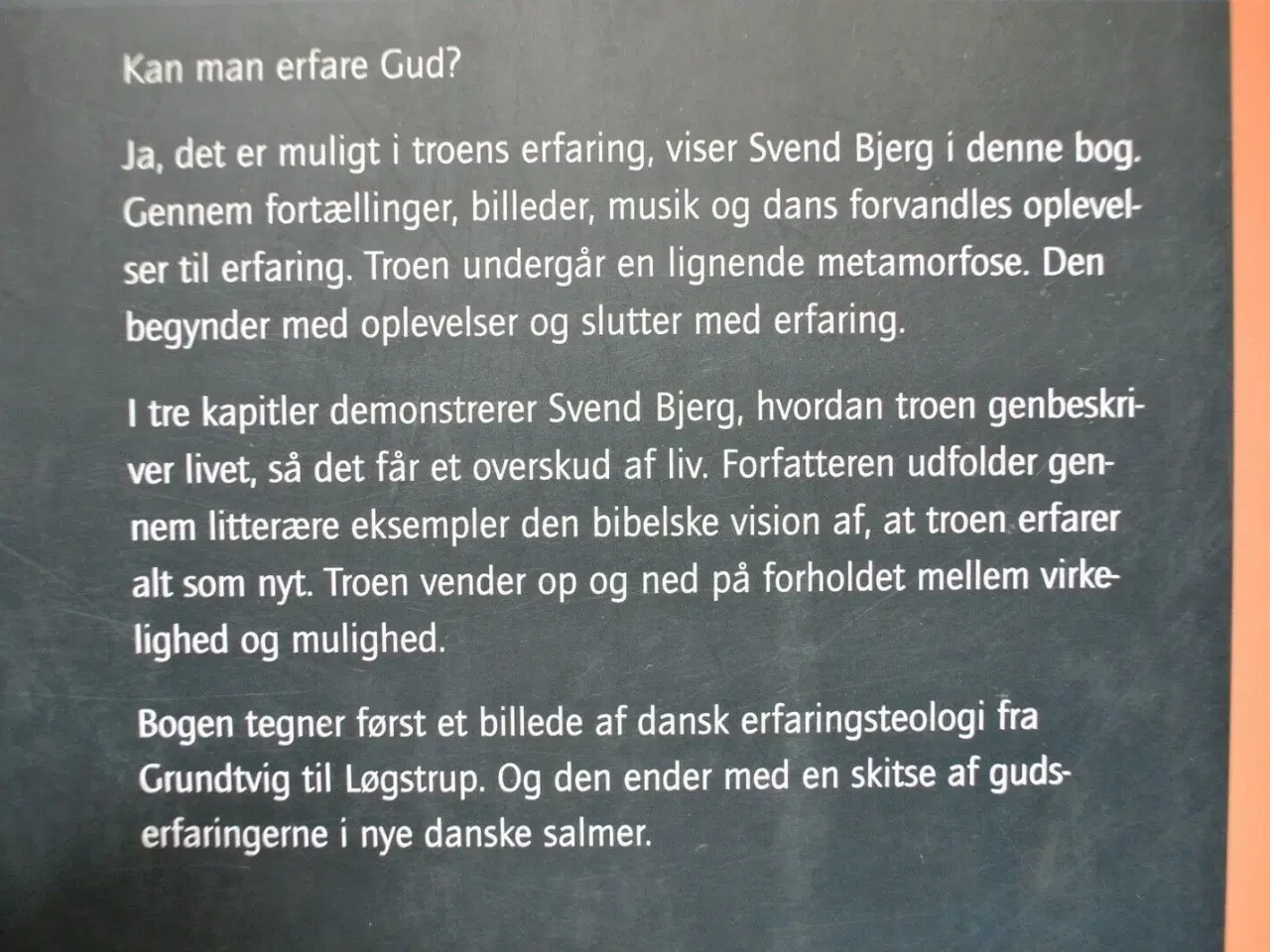 Billede 3 - tro og erfaring, af svend bjerg, emne: religion
