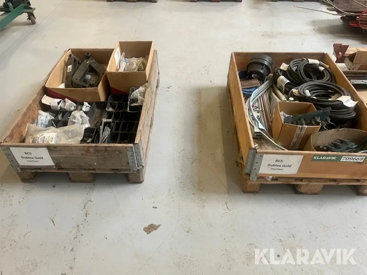 Billede 1 - Dele til fingerklipper BCS Dublex Gold 4 paller