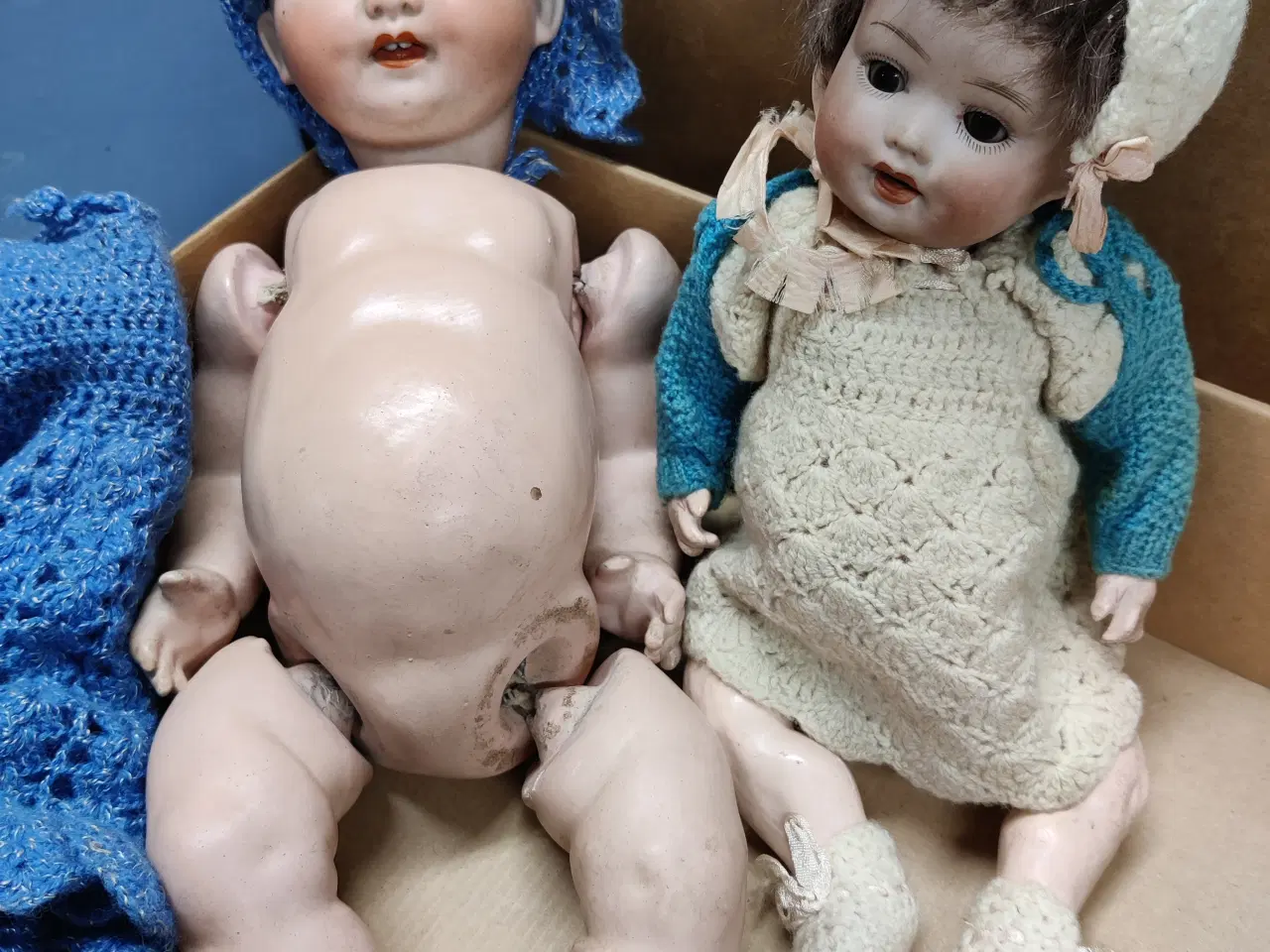 Billede 1 - To antikke dukker