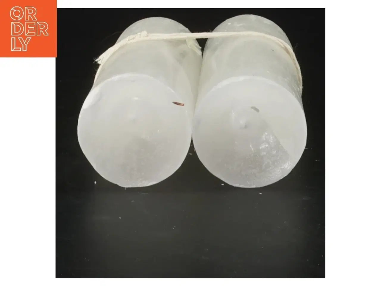 Billede 2 - Hvide bloklys (str. 15 cm)