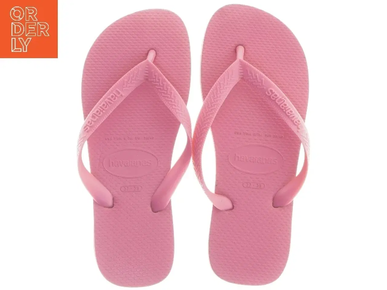 Billede 5 - Havaianas Lyserøde klipklapper fra (str. 37-38 )