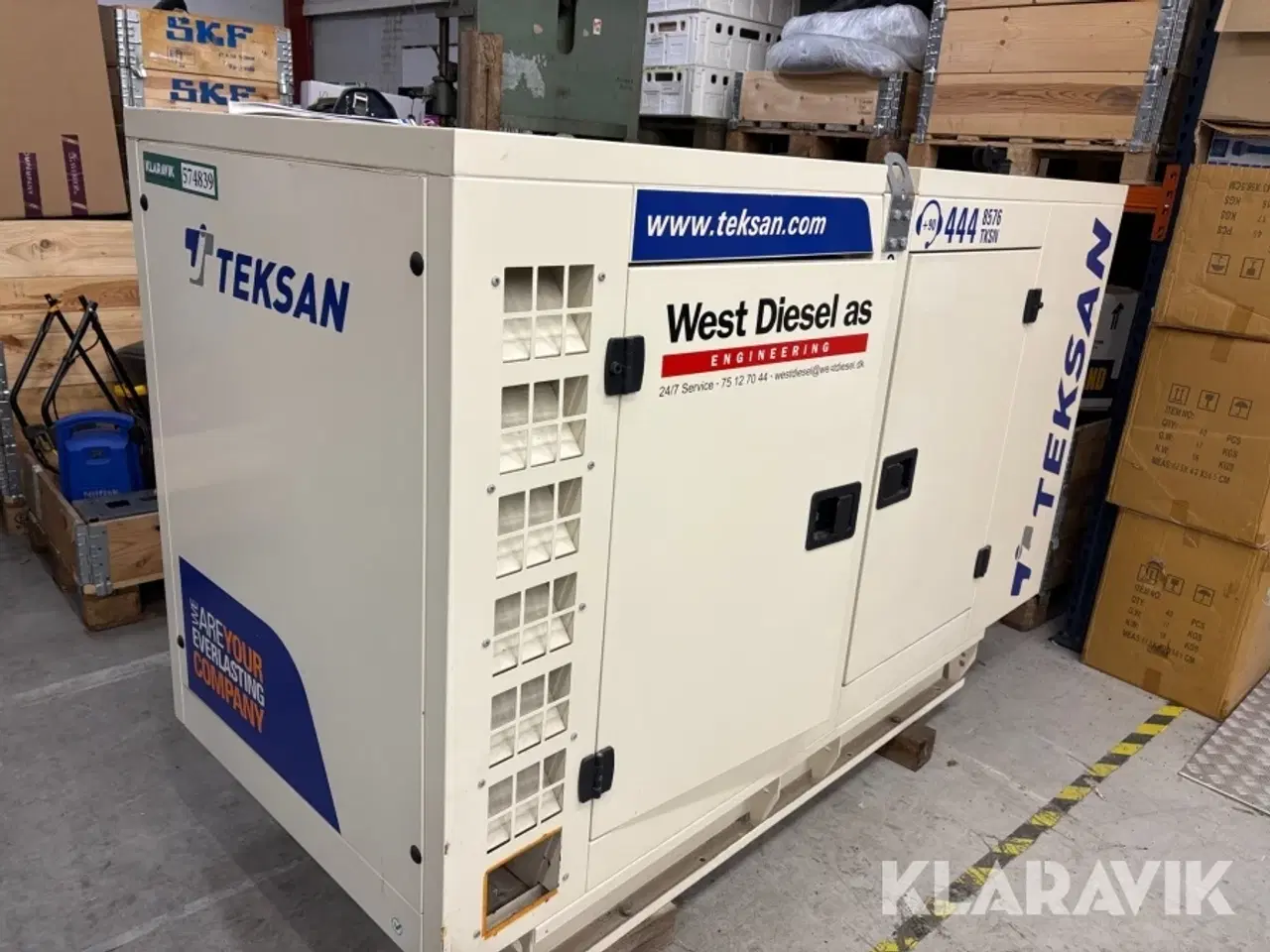 Billede 1 - Generator Teksan TJ33PE