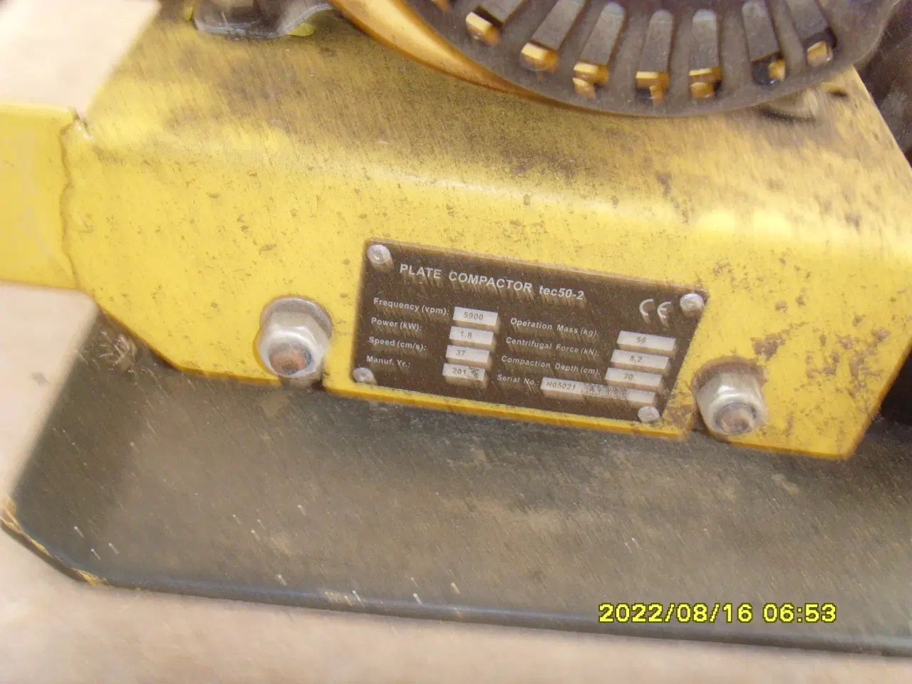 Billede 2 - Pladevibrator, lille model