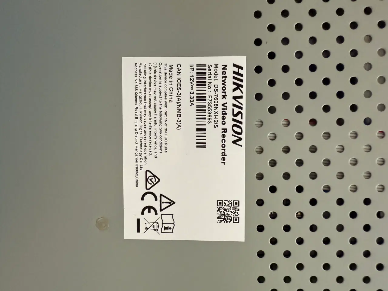 Billede 4 - Hikvision NVR Kamera optager – inkl. 8TB HD.