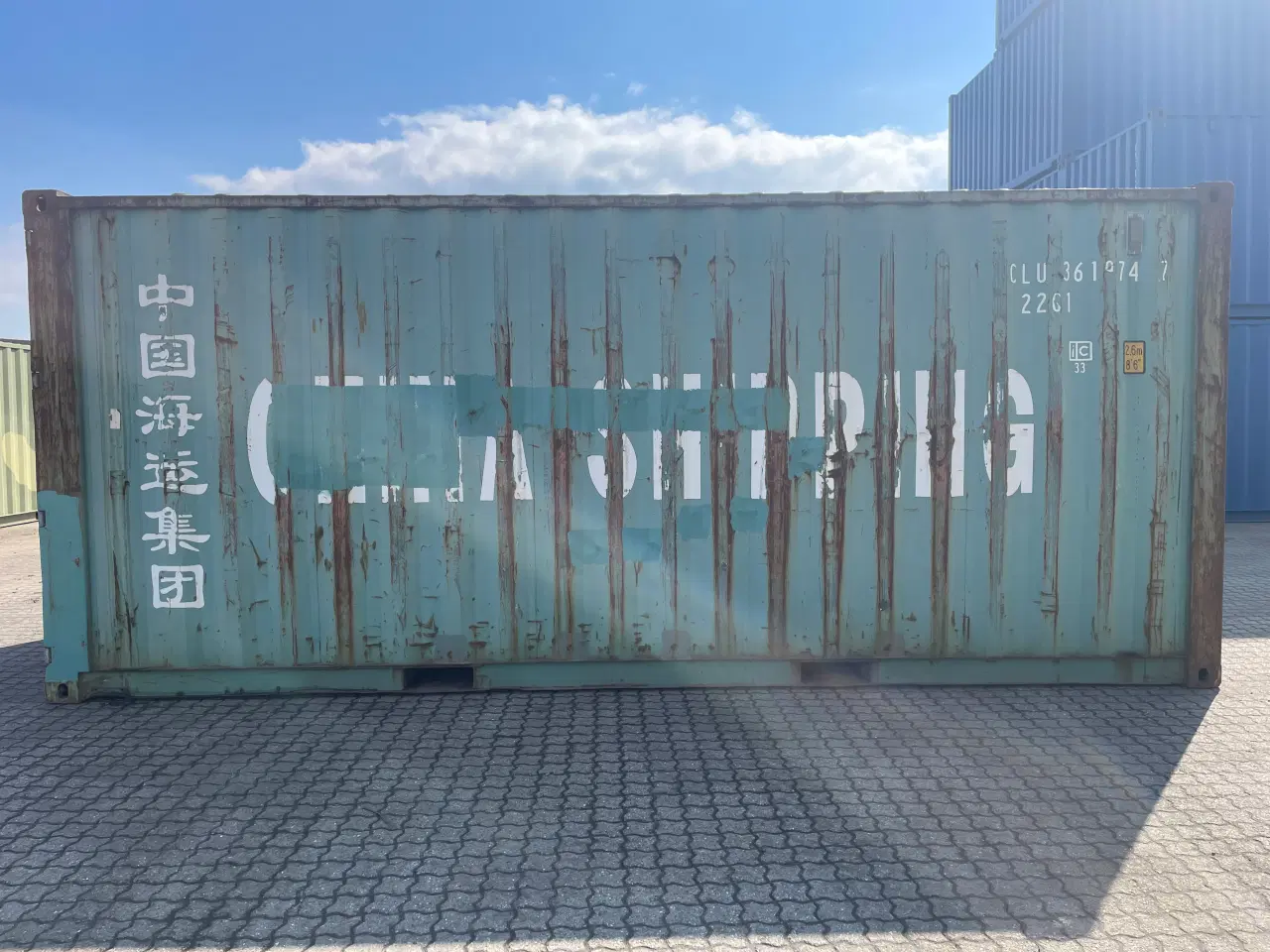 Billede 3 - 20 fods Container- ID: CCLU361974-7
