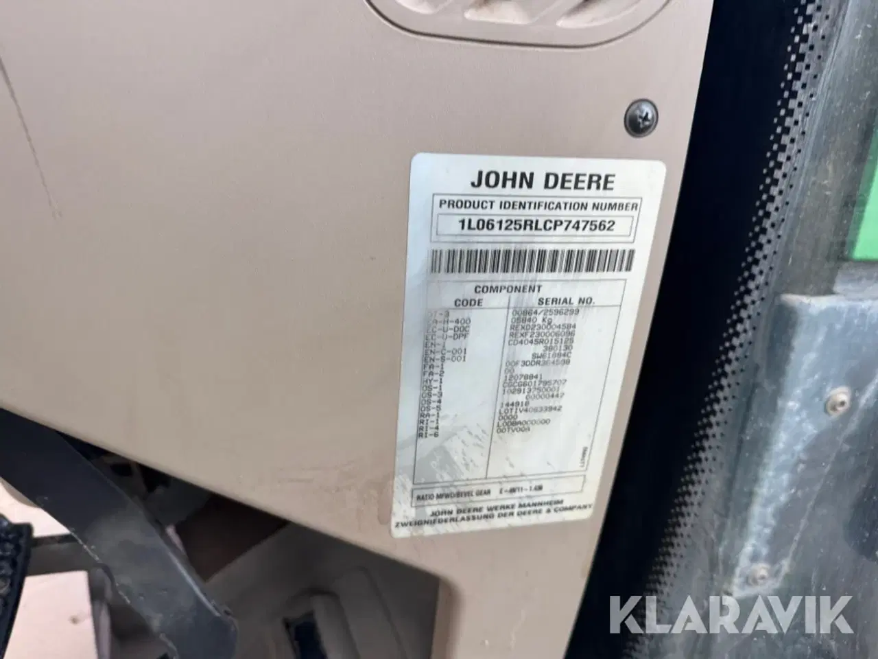 Billede 5 - Traktor John Deere 6125R