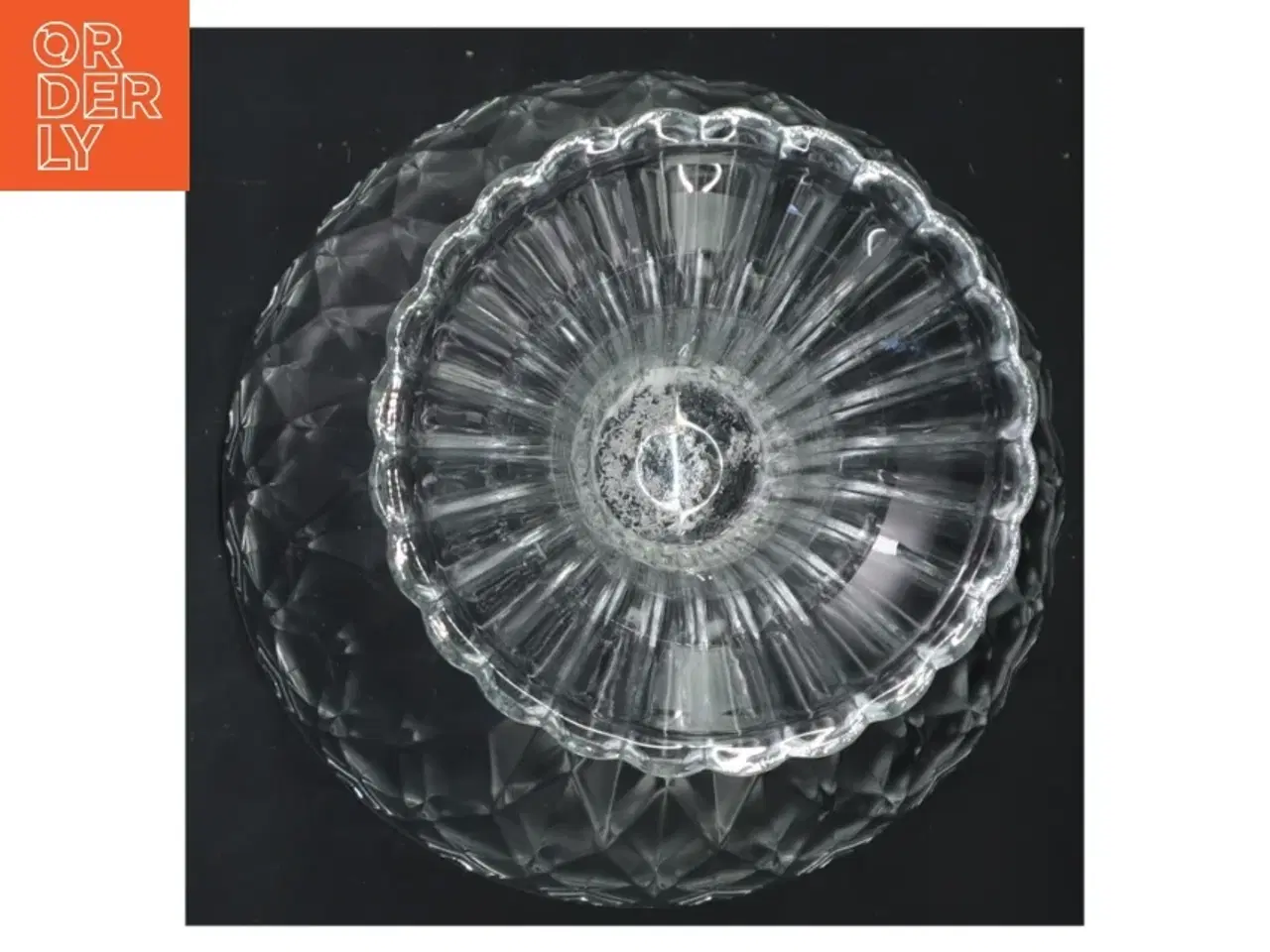Billede 3 - Glas skål på fod (str. Ø 15x14 cm)