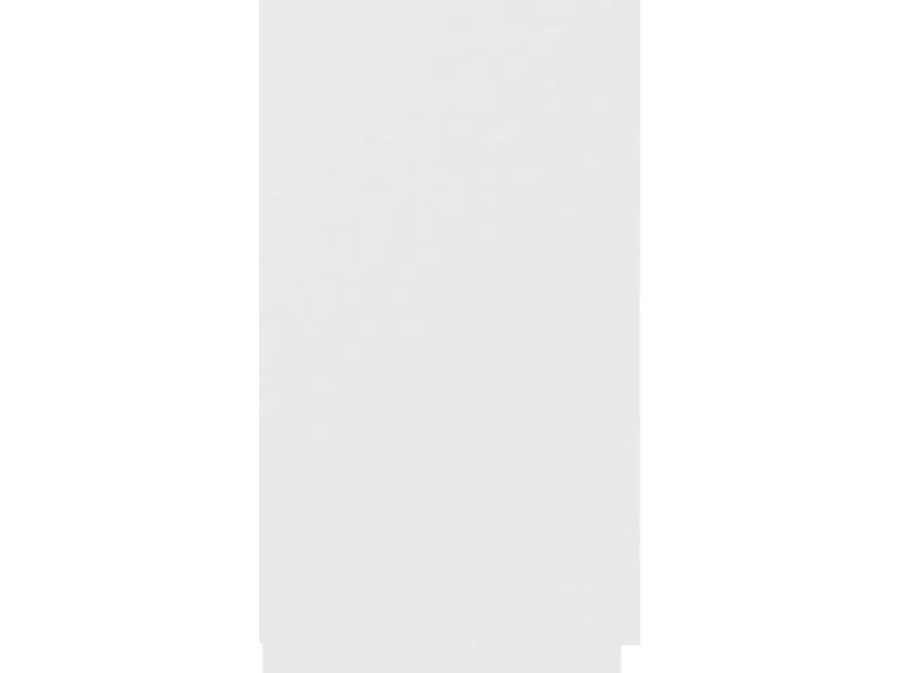 Billede 7 - Vitrineskab 120x30,5x70 cm spånplade hvid