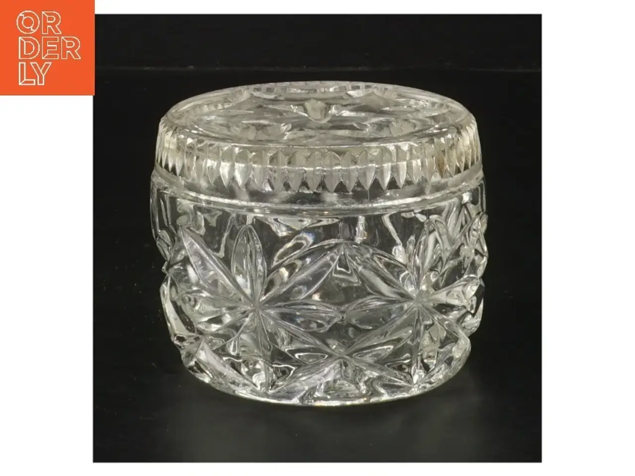 Billede 1 - Glas krukke med låg (str. Ø 9 cm)