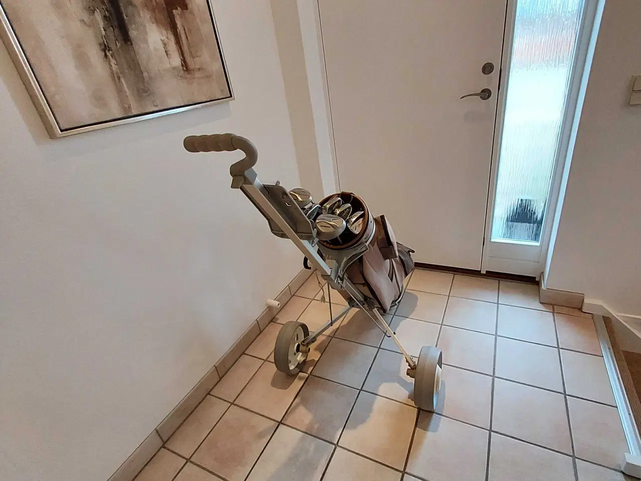 Billede 2 - Golftaske og 17 stk jetn/køller 