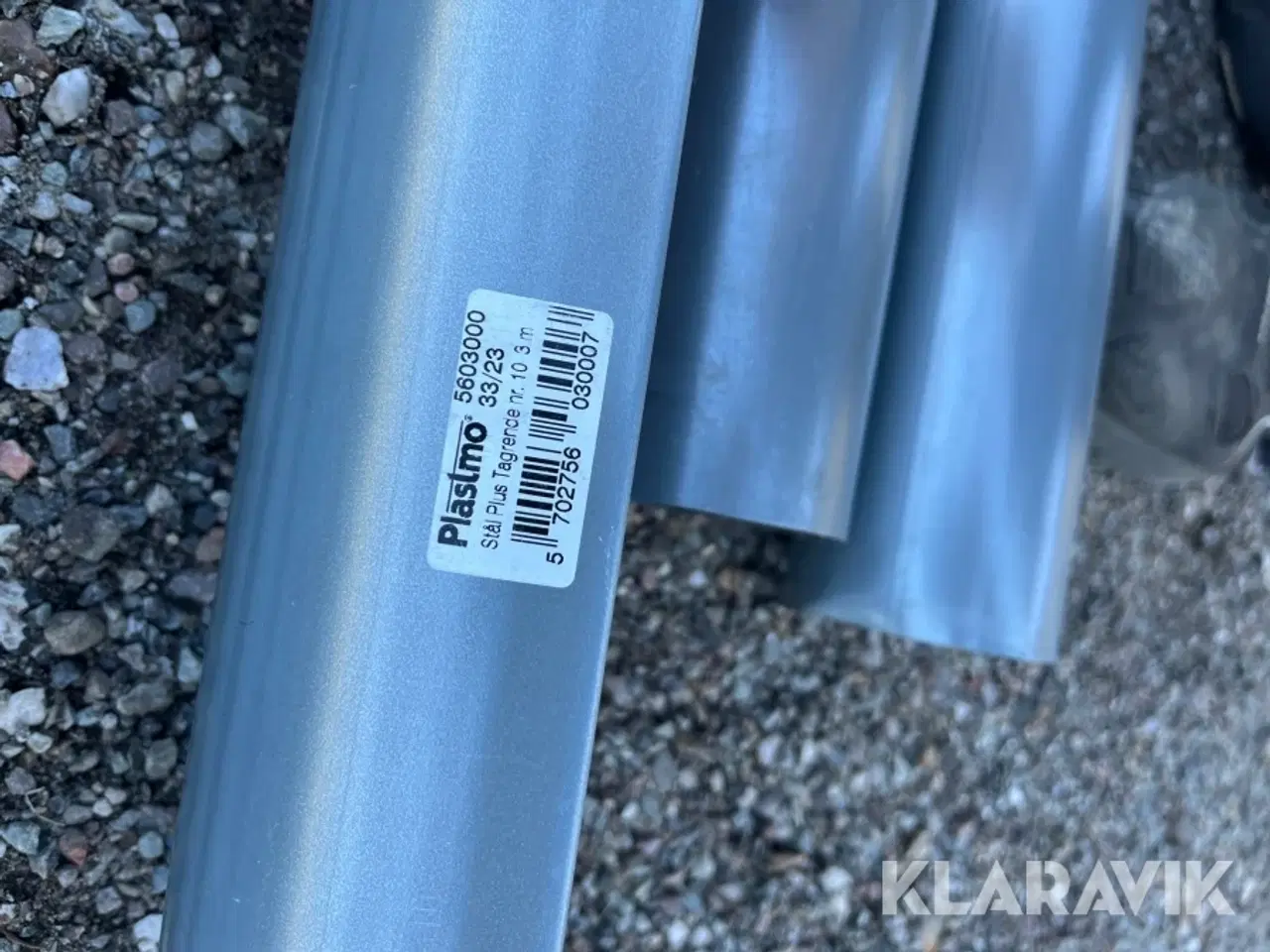 Billede 12 - Tagrender Plasmo Alu zink 9 stk