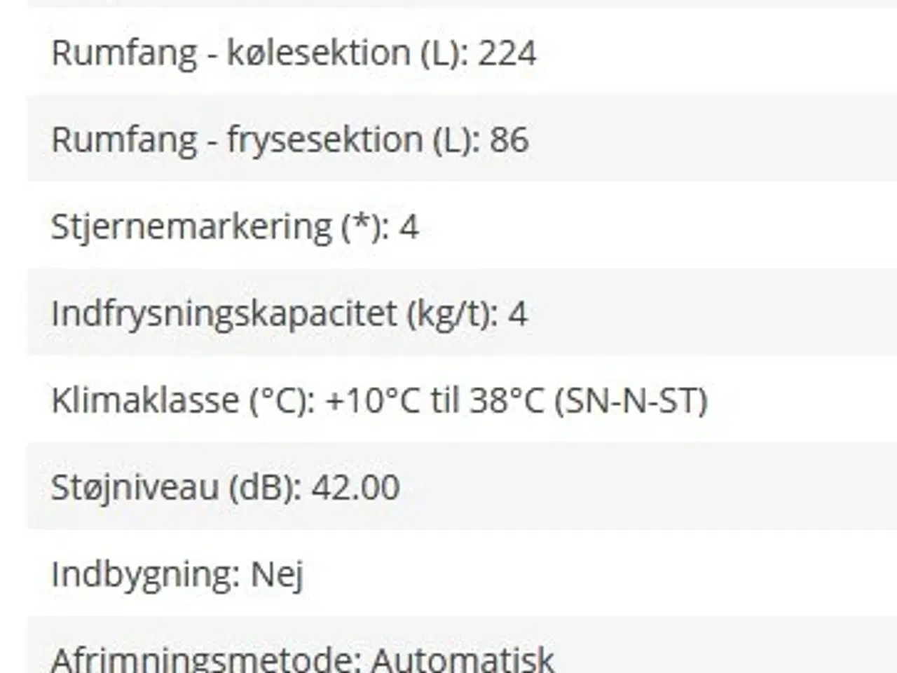 Billede 3 - Næsten nyt Køle/Fryseskab