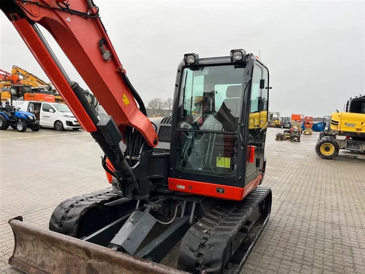 Billede 4 - Kubota KX080-4 hydraulisk hurtigskifte og centralsmørring