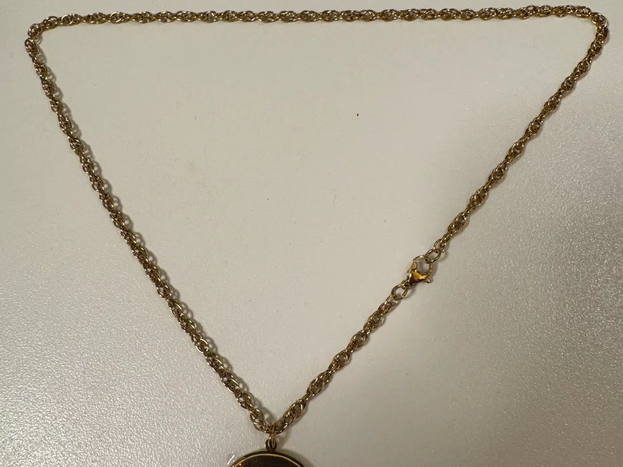 Billede 1 - Guldbelagt halskæde 