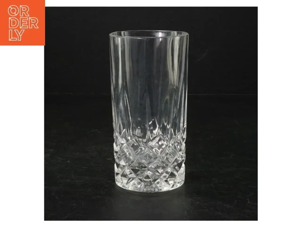 Billede 1 - Vandglas i krystalglas (str. 14 cm)