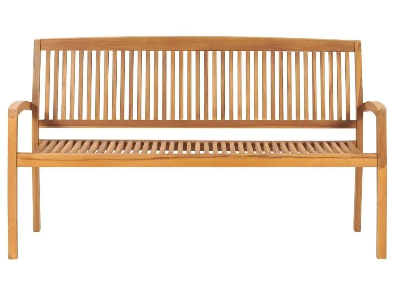 Billede 2 - 3-personers havebænk 159 cm massivt teaktræ