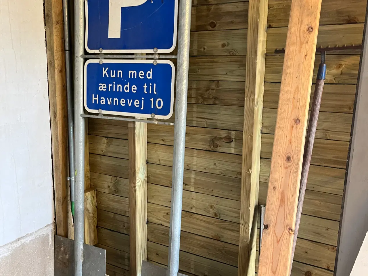 Billede 1 - Stativ til evt. parkingsskilt