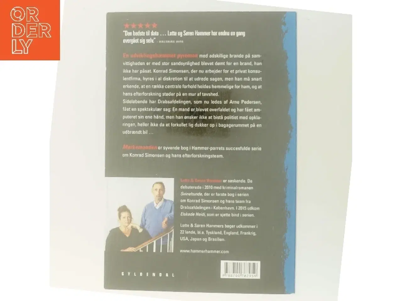 Billede 3 - Mørkemanden : kriminalroman af Lotte Hammer (Bog)