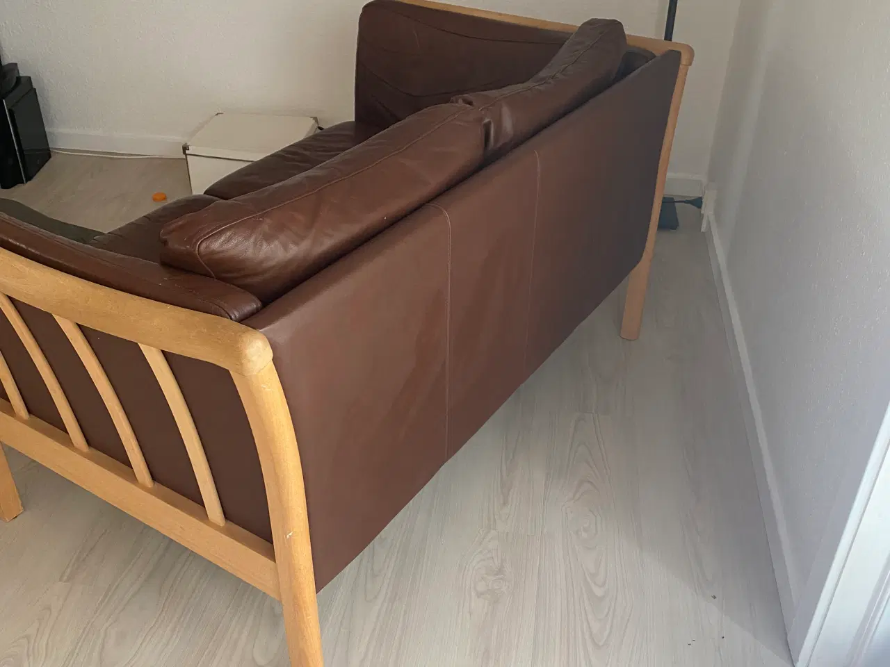 Billede 3 - Sofaer brun læder