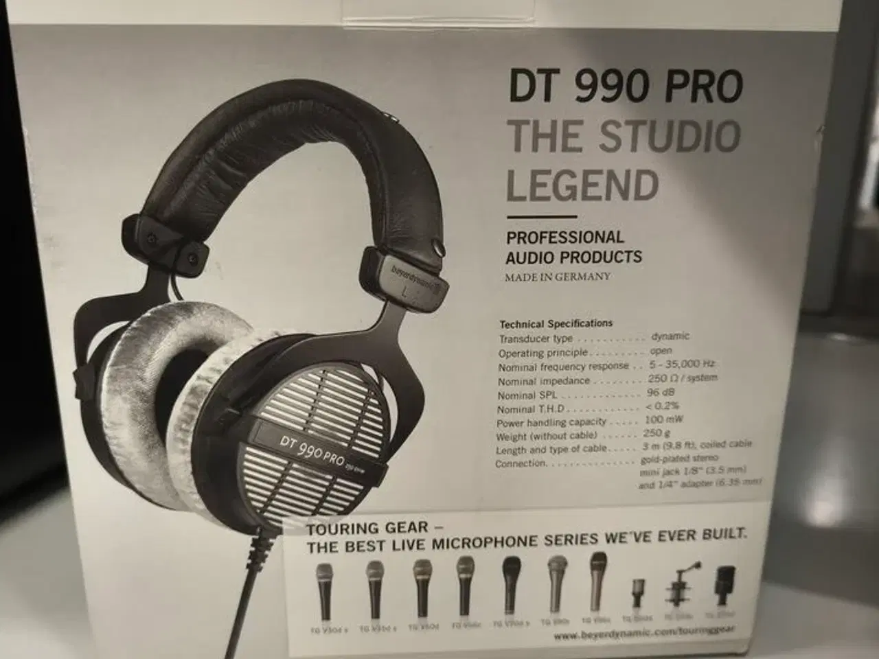 Billede 2 - Høretelefoner BEYERDYNAMIC DT990 Pro 250 Ohm