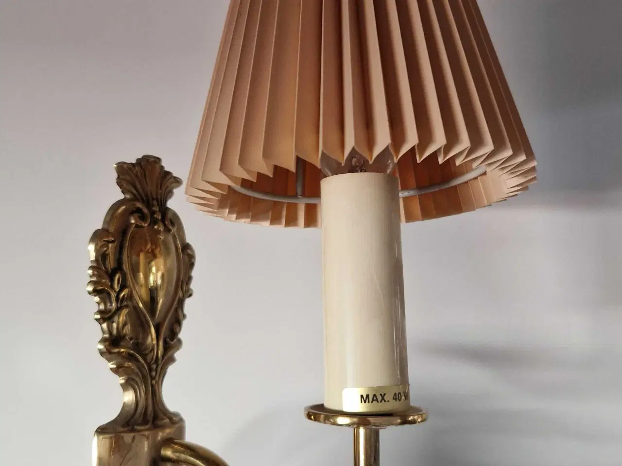 Billede 1 - 2 fine retro væglamper 