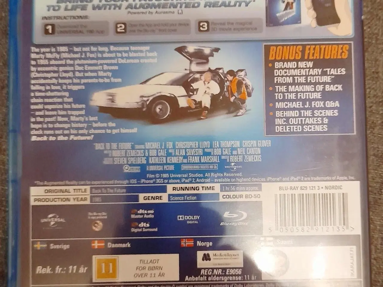 Billede 2 - Back to the Future, Blu-ray, science fiction