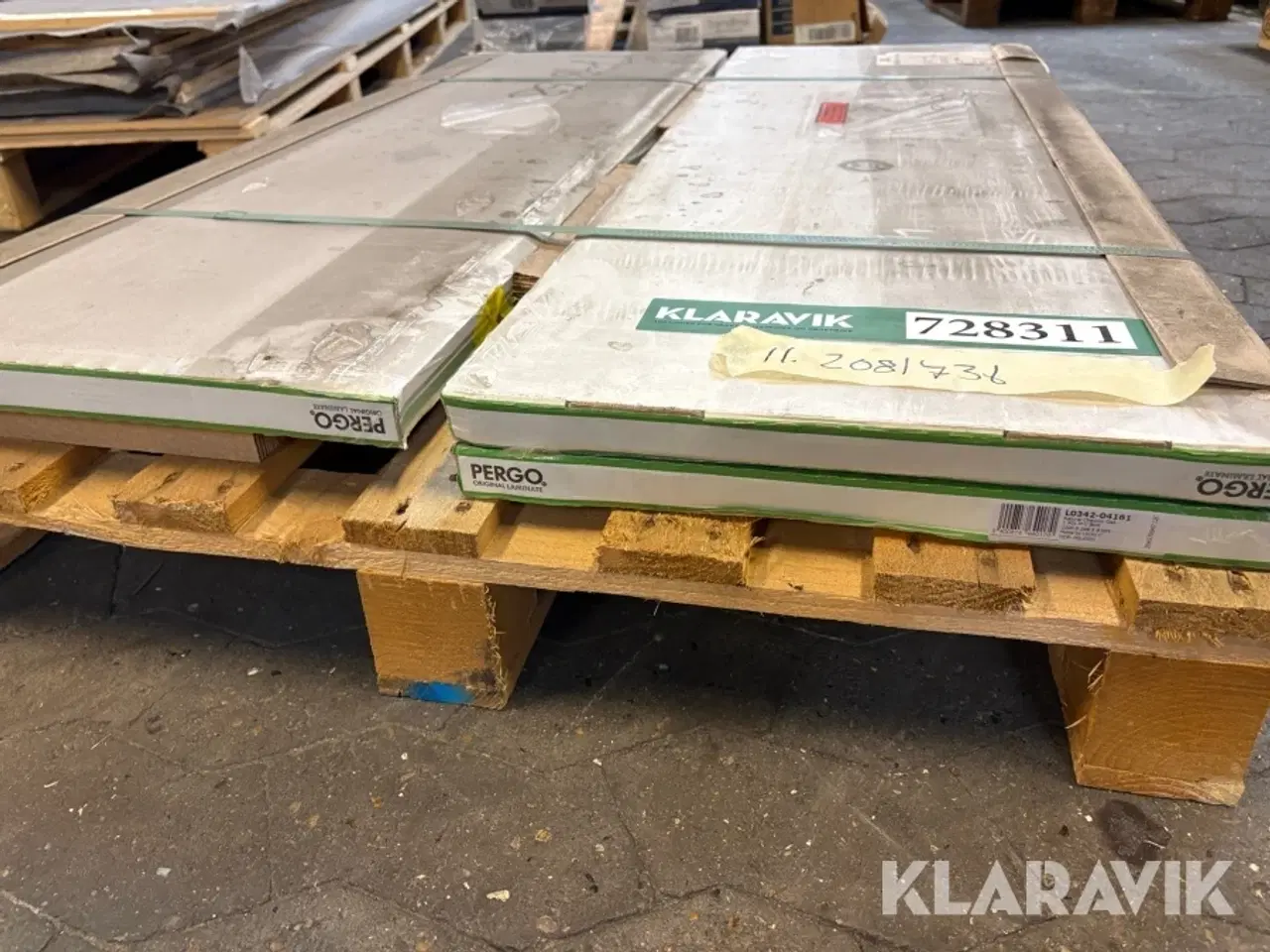 Billede 5 - Laminat gulv Pergo Vasa Natur chevron oakpak