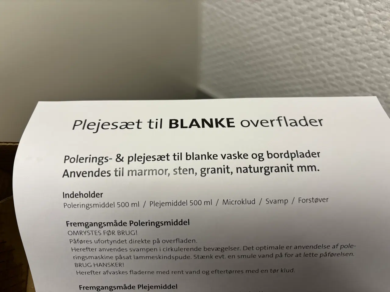 Billede 2 - Plejesæt